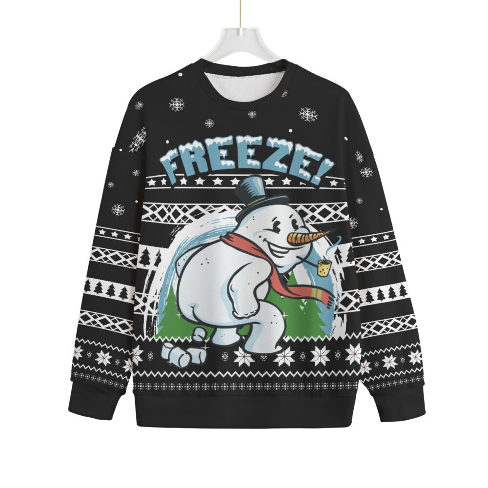 Snowman Dirty Plus Size Ladies Christmas Sweaters