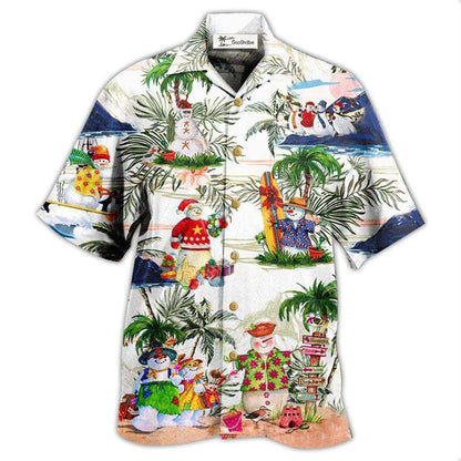 Hawaiian Shirt / Adults / S Snowman Amazing Style Hawaii - Hawaiian Shirt 