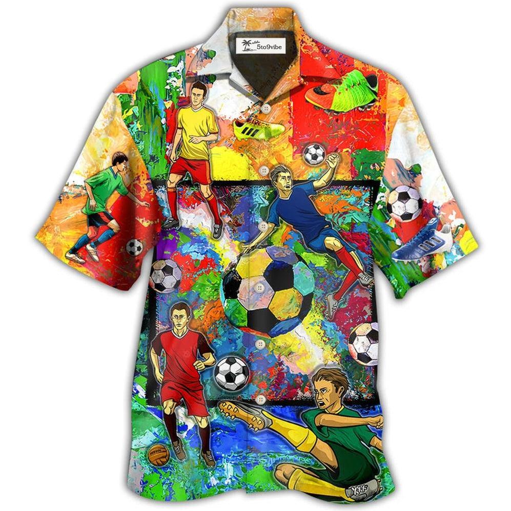 Hawaiian Shirt / Adults / S Soccer Style Colorful - Hawaiian Shirt 