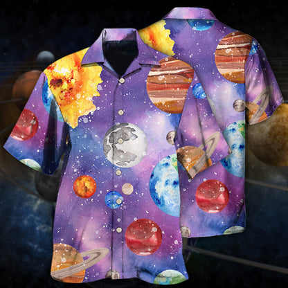 Planet Solar System - Hawaiian Shirt 