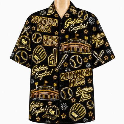 All College Basketball Teams Neon Viber Unisex Hawaiian Shirt For Men & Women