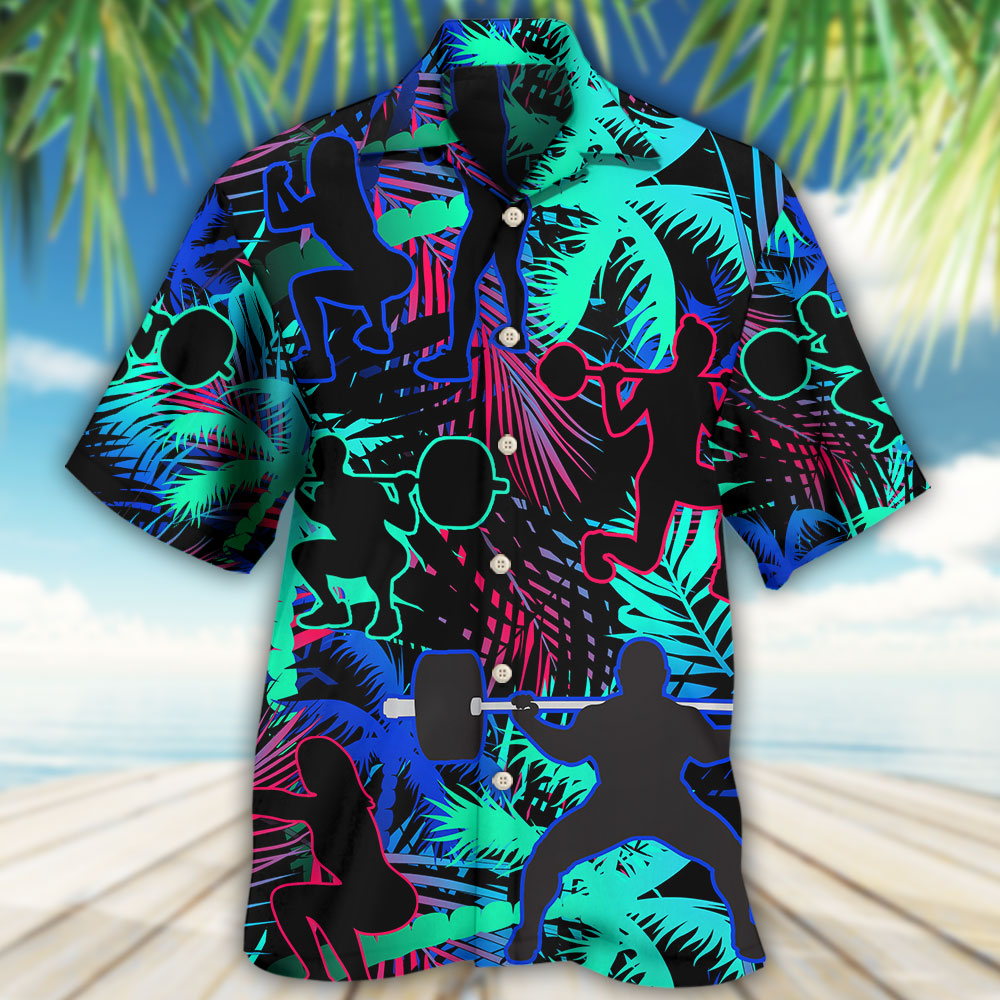 Squats Tropical Leaf - Hawaiian Shirt 
