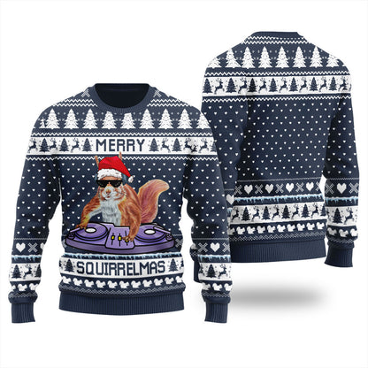 Squirrel Lover Men's Ugly Christmas Sweater