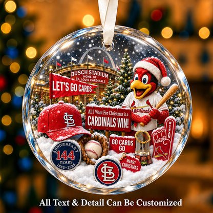 Baseball team Style 26 Glass Ornament mockup | 5To9Vibe