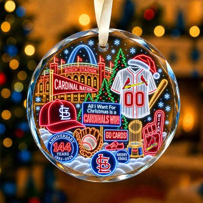 Adorno de vidrio de béisbol, 3 unidades con caja de regalo, equipo de béisbol de Navidad - Adorno de vidrio