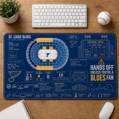 All Hockey Stadiums Arena Blueprint Desk Mat Mouse Pad Plus Size Trending - 5to9vibe