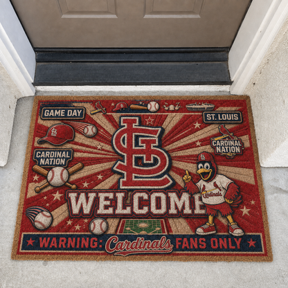 Baseball All Teams Welcome Coir Doormat Print Premium Welcome Mat – Personalized Baseball Coir Doormat