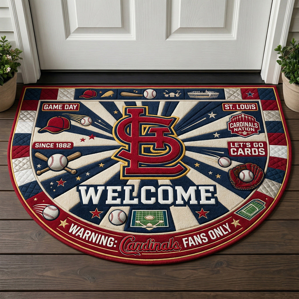 Baseball All Teams Custom Premium Welcome Mat – Personalized Baseball Doormat