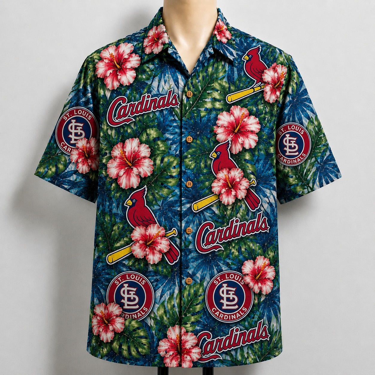 All Baseball Teams Paradise Hibiscus Button-Up Unisex Hawaiian Shirt For Men and Women