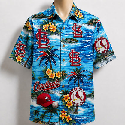 All Baseball Teams Coastal Paradise Button-Up Unisex Hawaiian Shirt For Men and Women