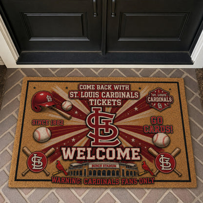 Alfombra personalizada de bienvenida premium de equipo de la MLB – Felpudo de béisbol personalizado