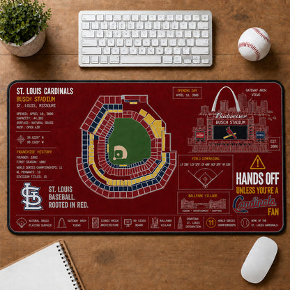 All Baseball Legendary Stadiums Masterplan Desk Mat Mouse Pad Plus Size - 5to9vibe