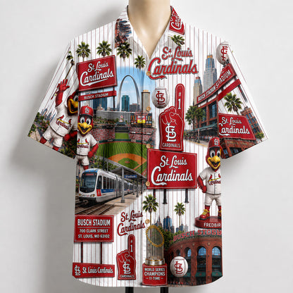 All Baseball Teams Iconic 2 Moments Aloha Shirt for Baseball Fans Button-Up Unisex Hawaiian Shirt For Men and Women