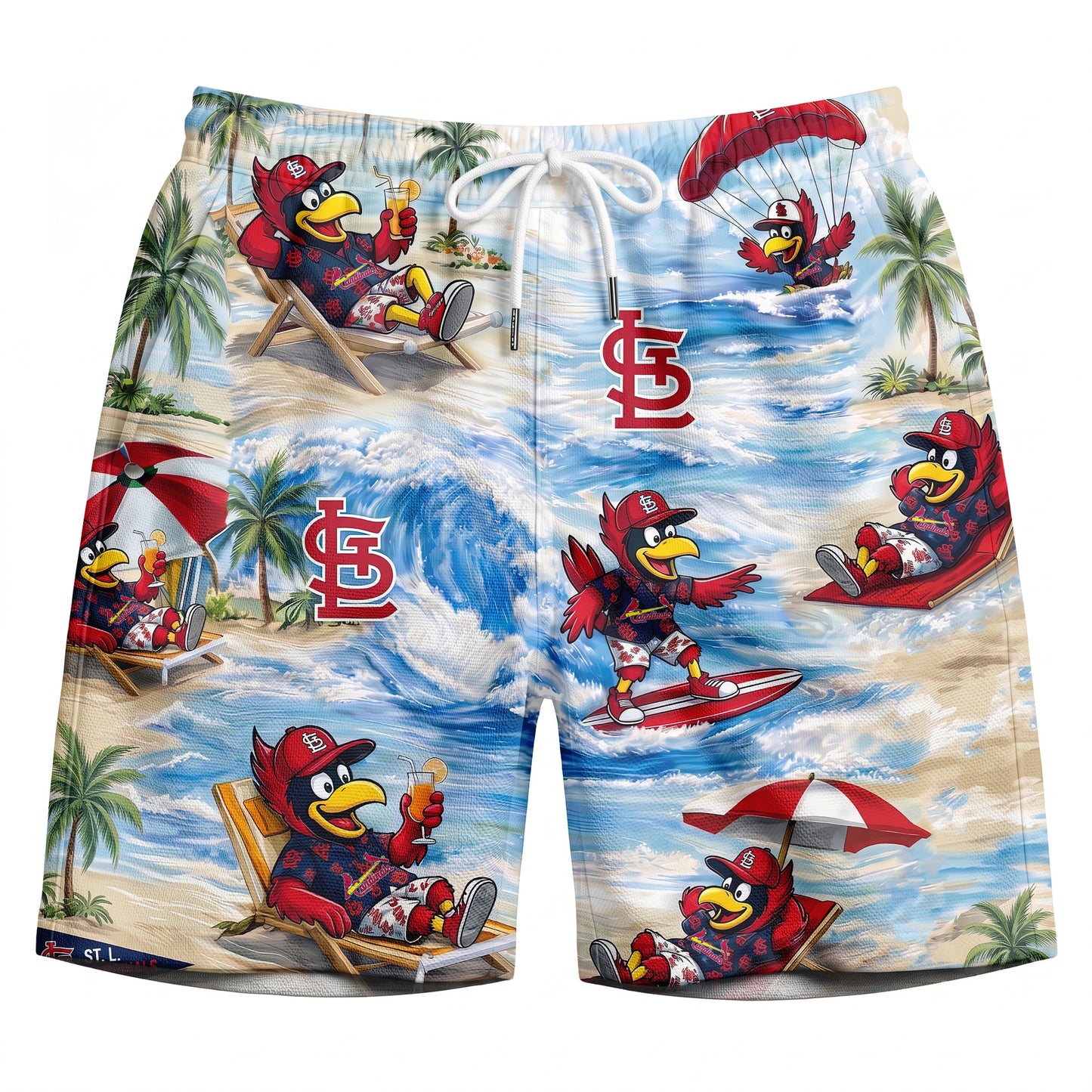 OA Baseball Mascot Beach Viber Button-Up Unisex Hawaiian Shirt For Men & Women