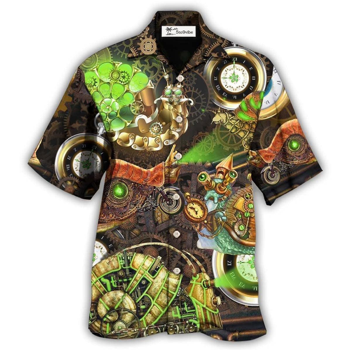 Hawaiian Shirt / Adults / S Steampunk Amazing Snail - Hawaiian Shirt 