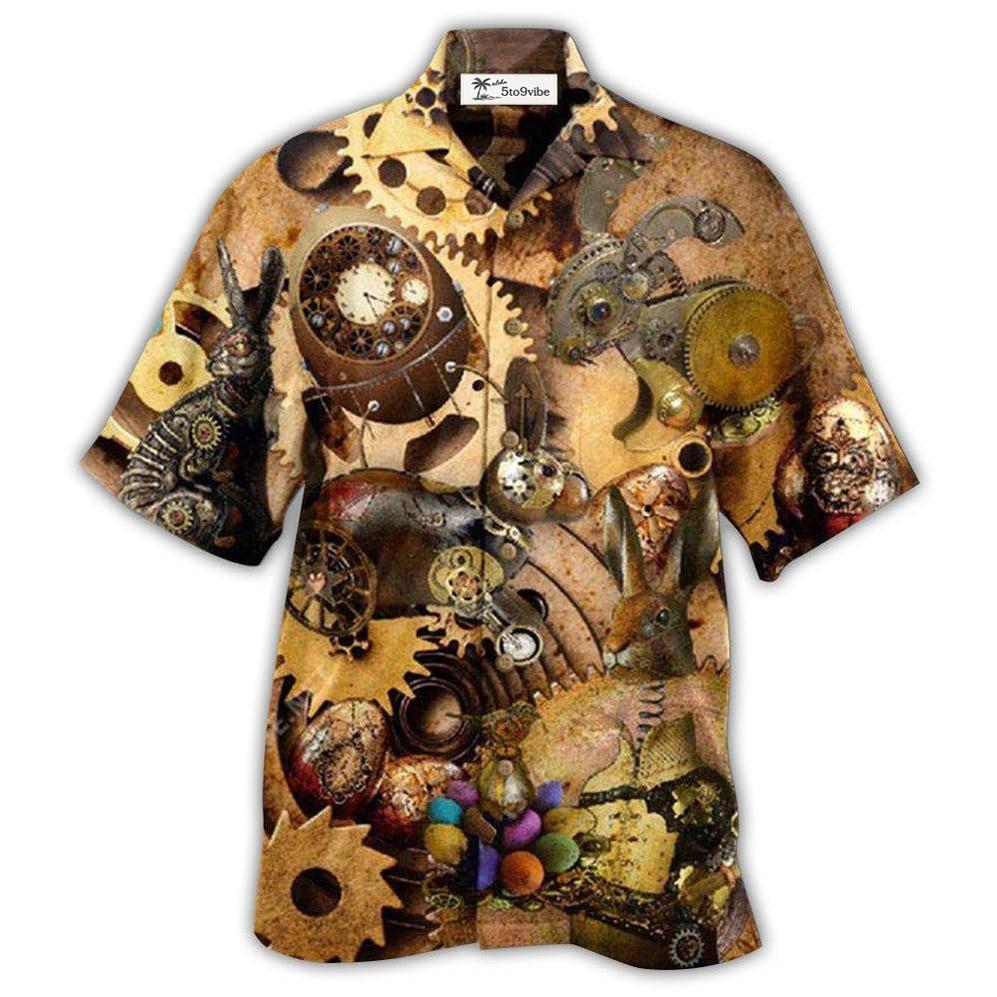 Hawaiian Shirt / Adults / S Steampunk Style Easter Enjoy - Hawaiian Shirt 