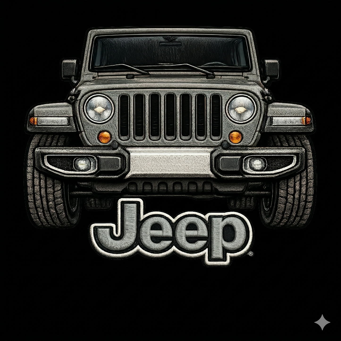 Sudadera prémium unisex Jeep bordada con cremallera de cuarto, suéter con cremallera de cuarto inspirado