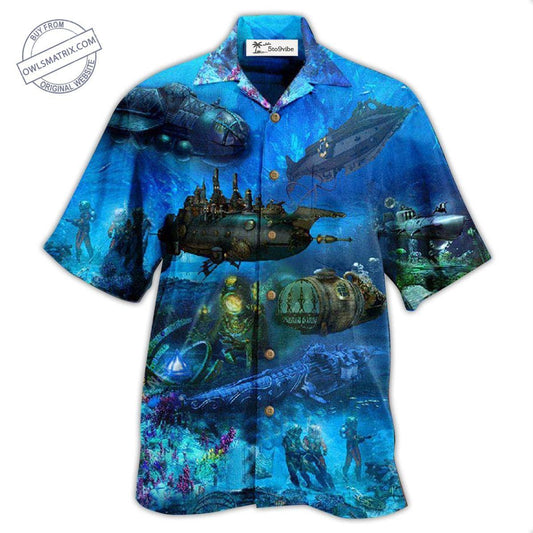 Hawaiian Shirt / Adults / S Submarine Under The Sea Edition - Hawaiian Shirt - HAWS02FNN121021 