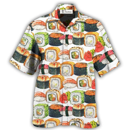 Hawaiian Shirt / Adults / S Sushi Basic Colorful - Hawaiian Shirt 