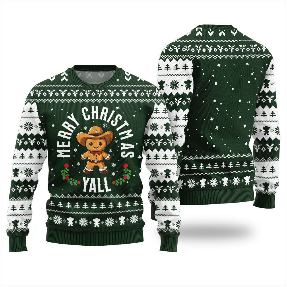 Sweet & Silly Gingerbread Cookie Ugly Christmas Sweaters 2025