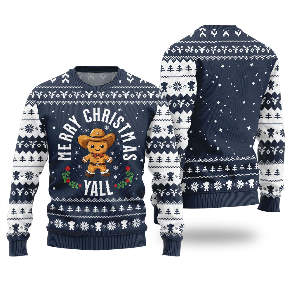 Sweet & Silly Gingerbread Cookie Ugly Christmas Sweaters 2025