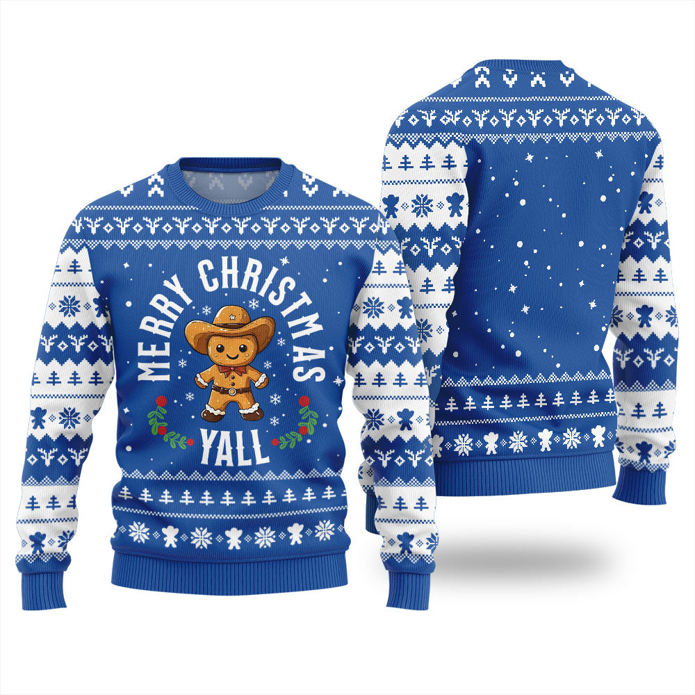 Sweet & Silly Gingerbread Cookie Ugly Christmas Sweaters 2025