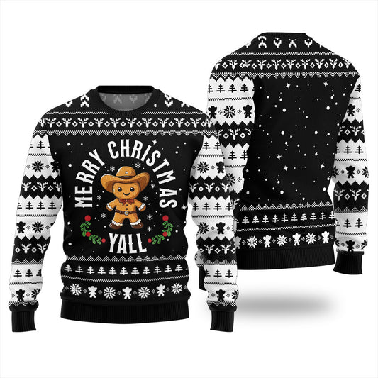 Sweet & Silly Gingerbread Cookie Ugly Christmas Sweaters 2025
