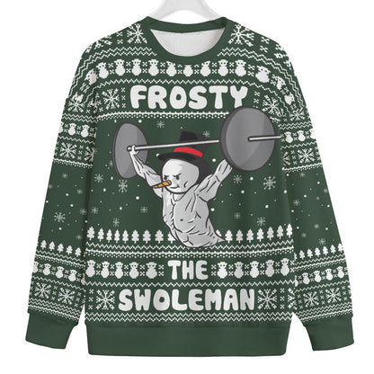 Swoleman Frosty Plus Size Womens Ugly Christmas Sweater