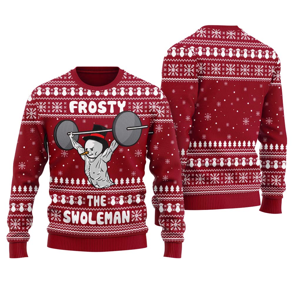 Swoleman Frosty Ugly Sweater For Women