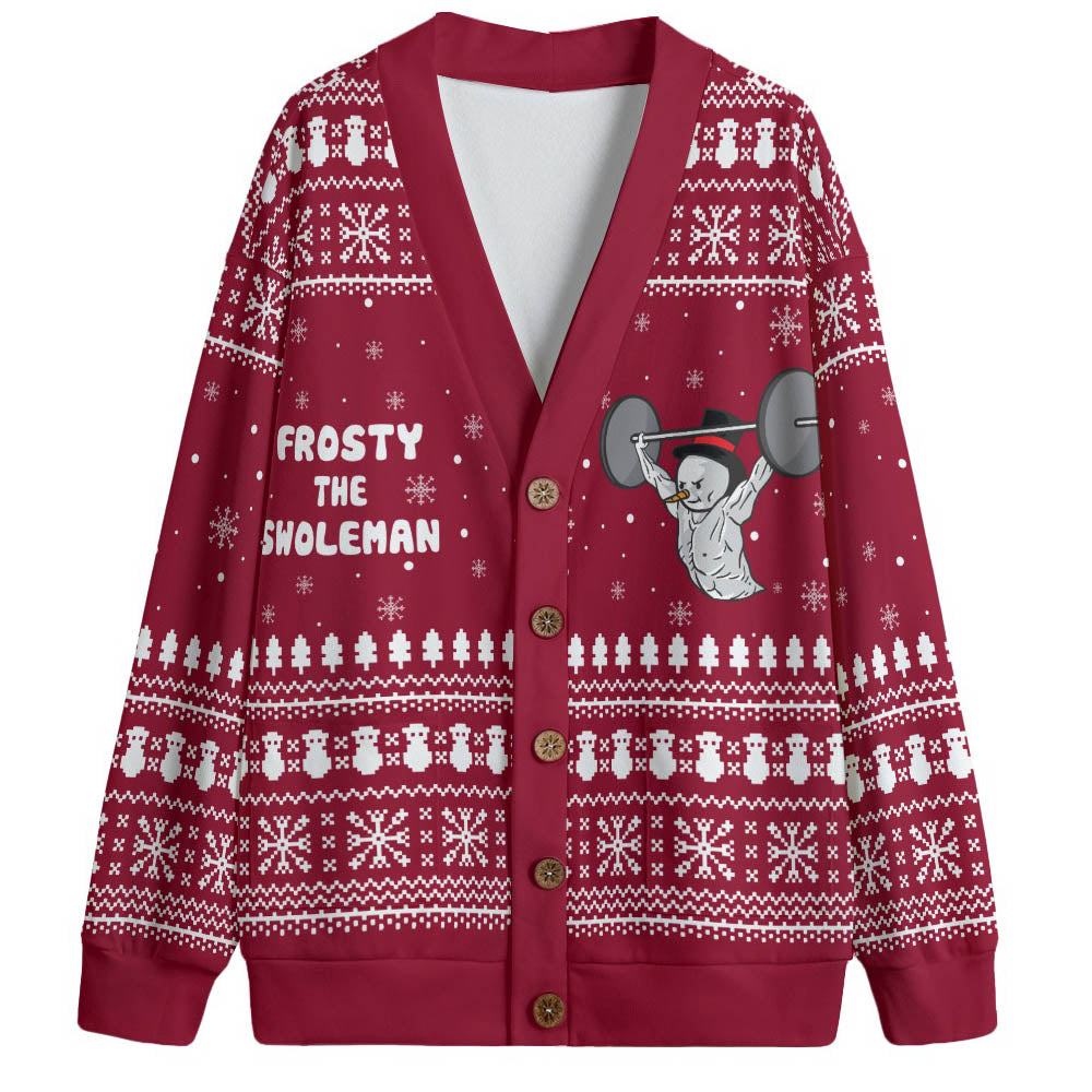 Swoleman Frosty Plus Size Womens Ugly Christmas Sweater