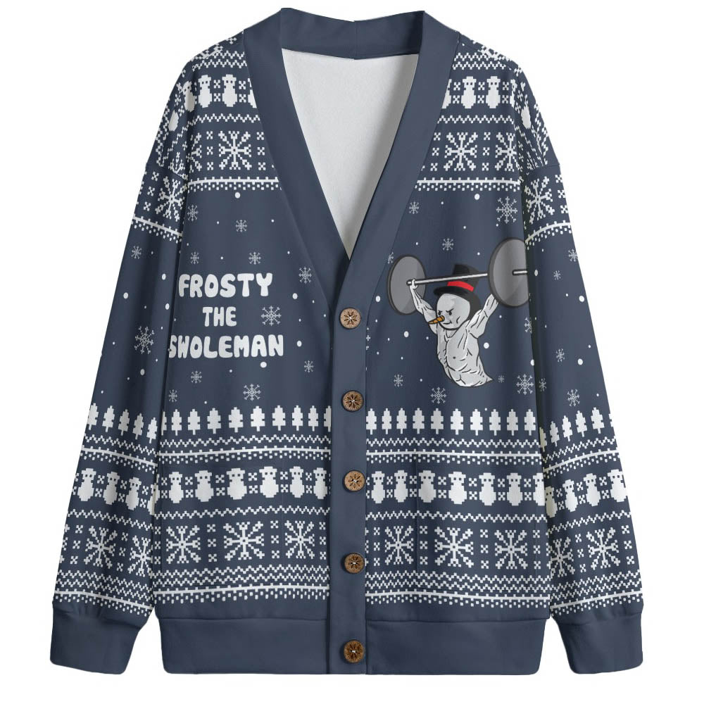 Swoleman Frosty Plus Size Womens Ugly Christmas Sweater