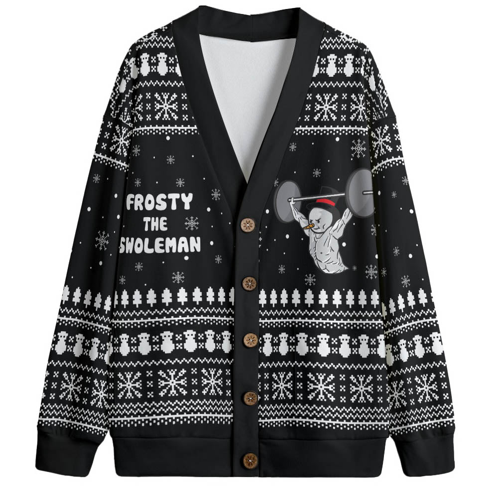 Swoleman Frosty Plus Size Womens Ugly Christmas Sweater