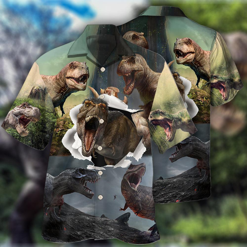 Dinosaur T-rex Cool - Hawaiian Shirt 