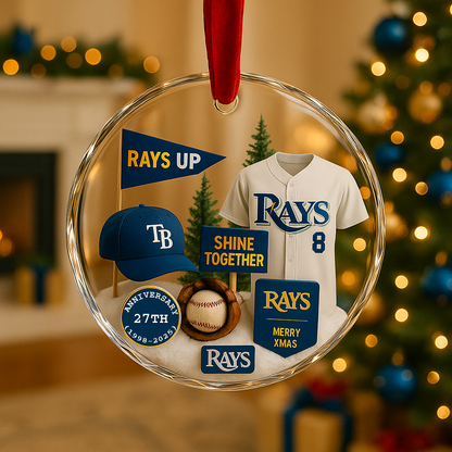 Baseball Glass Ornament 3 With Gift Box Christmas Baseball Team - Glass Ornament-Glass Ornament-5TO9VIBE