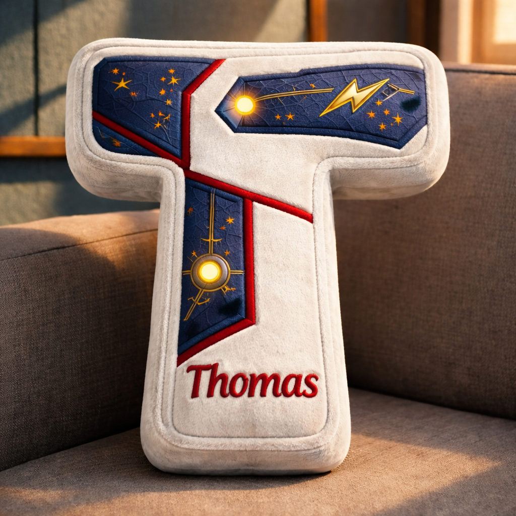 Super Hero and Princess Pillow Custom Name Gift  For Girls, Boys Irregular-Shaped Pillow Custom