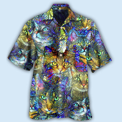 Cat Tabby Cat Lover Art - Hawaiian Shirt 