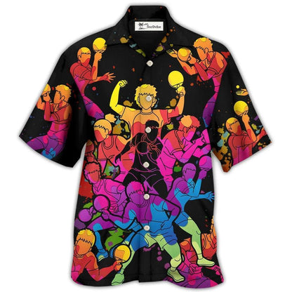 Table Tennis Color Art - Hawaiian Shirt 
