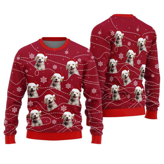 Tacky Custom Dog Christmas Sweater Women's