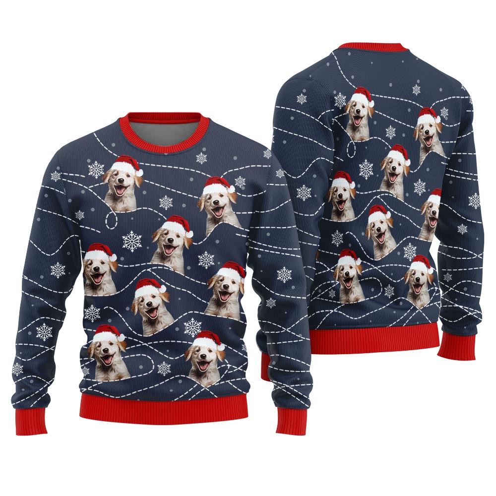 Tacky Custom Dog Ugly Christmas Sweater