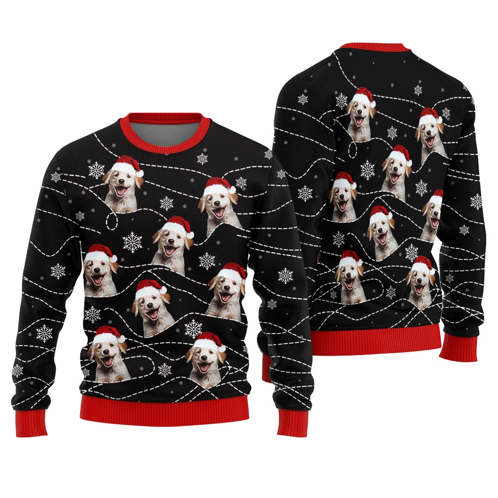 Tacky Custom Dog Ugly Sweater For Men