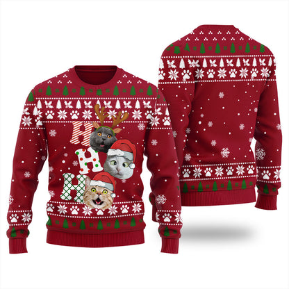 Tacky Personalized Pet Christmas Sweater Women's