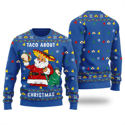 Merry Tacomas Santa Men's Ugly Sweater