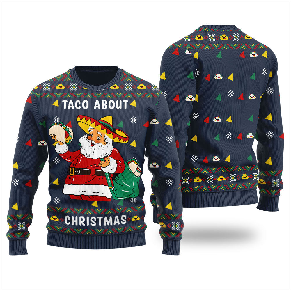 Taco Bout Christmas Ugly Sweater For Adult