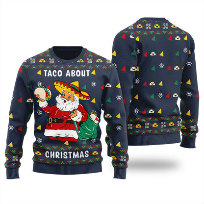 Taco Bout Christmas Ugly Sweater For Adult