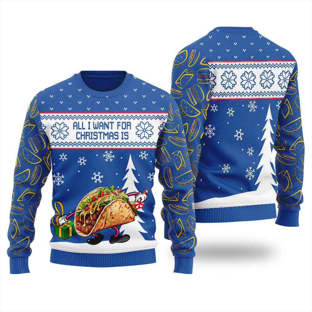 Taco Men's Ugly Christmas Sweater