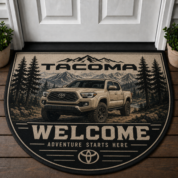 Tacoma Welcome Mat - Adventure Starts Here Off Road Doormat - 5to9vibe