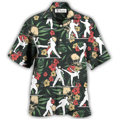 Taekwondo Tropical Floral - Hawaiian Shirt 