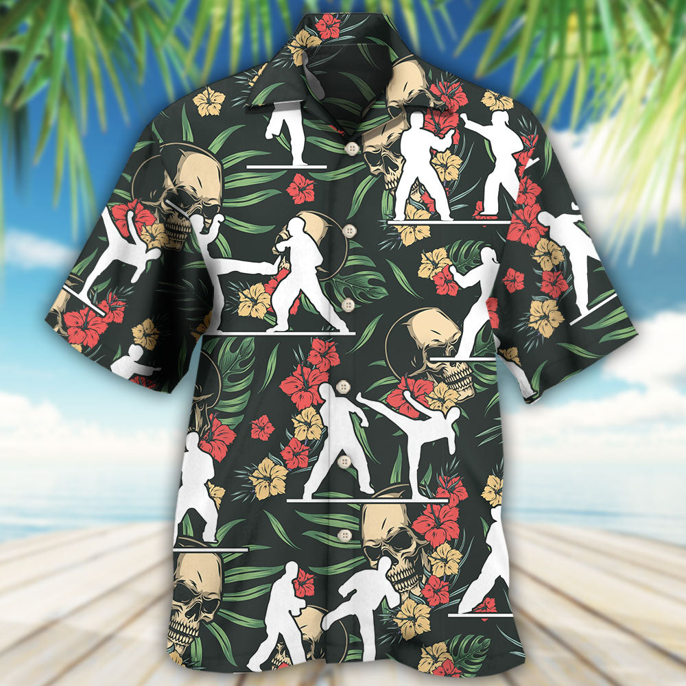 Taekwondo Tropical Floral - Hawaiian Shirt 