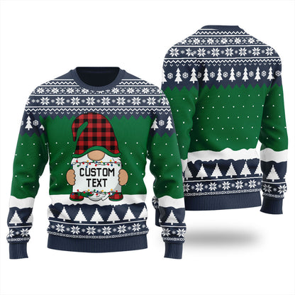 Take Me Gnome Tonight Personalized Ugly Sweater