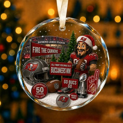All Football Teams Christmas Glass Ornament With Gift Box Trending - 5to9vibe